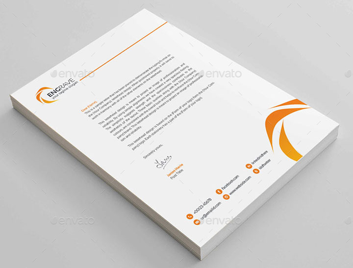 Engrave Letterhead by generousart GraphicRiver